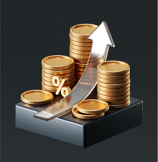 Coins Growth Illustration